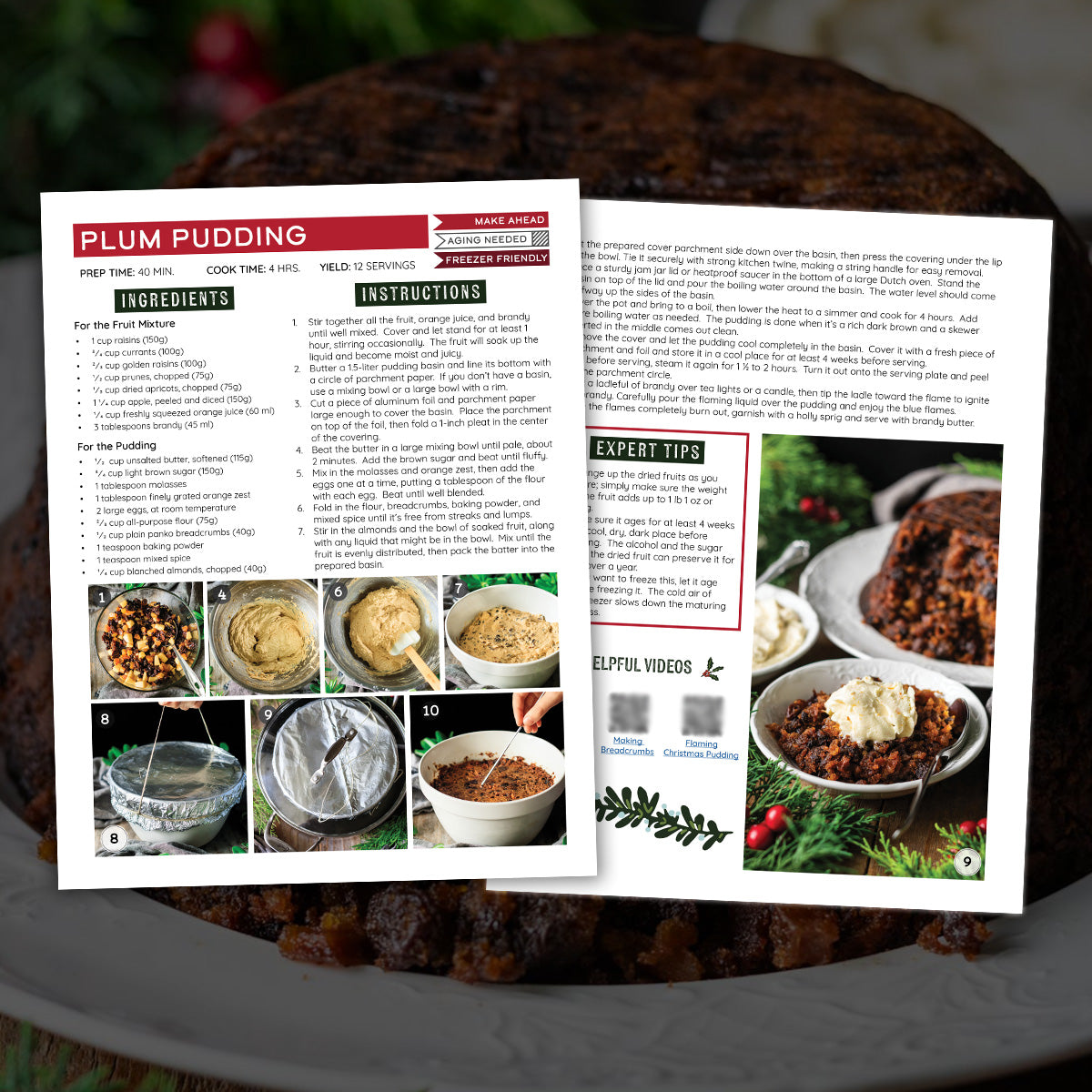 plum pudding recipe.