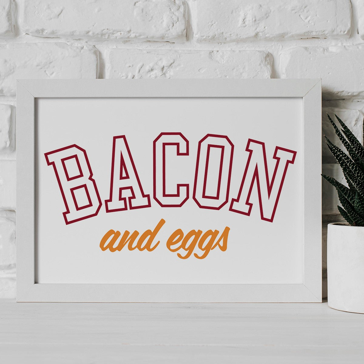 Bacon & Eggs - SVG & Printable