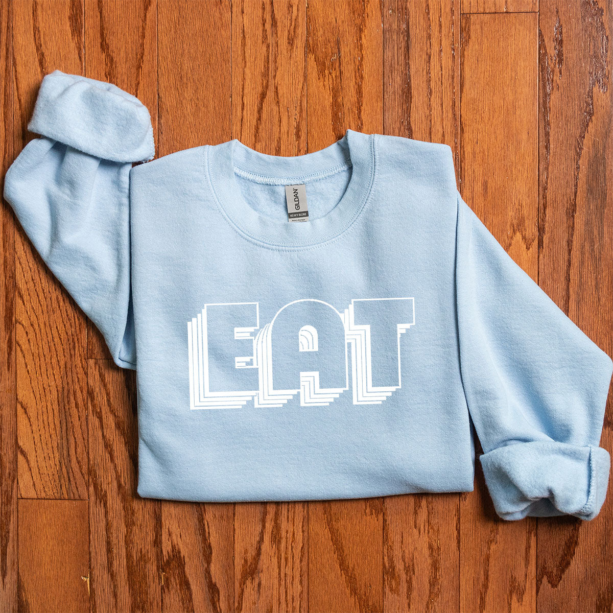 EAT Repeated Shadow - SVG & Printable
