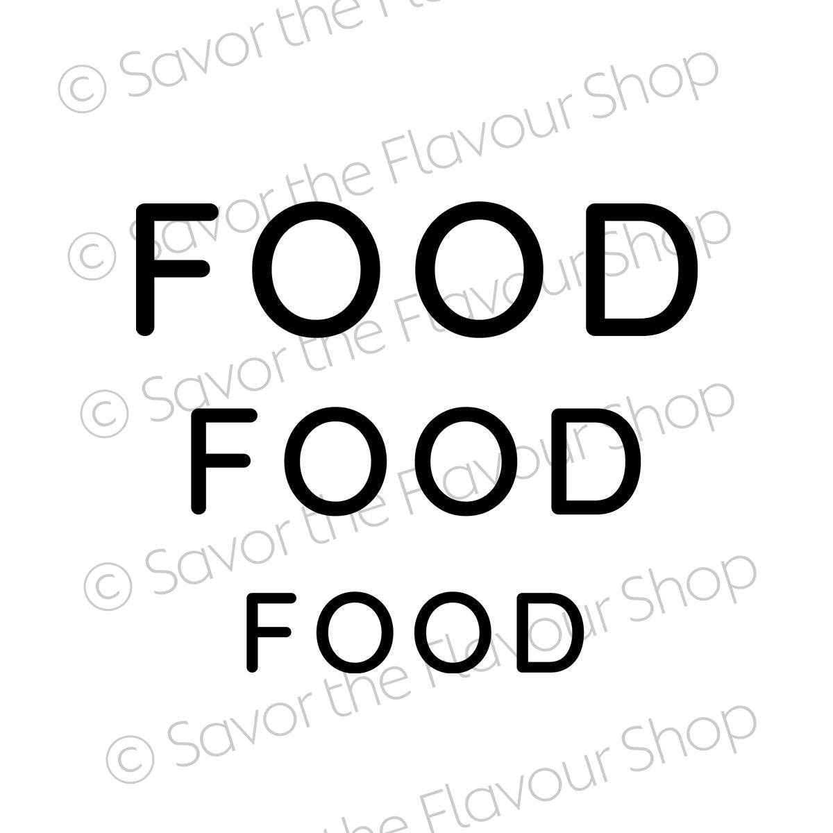 Food Food Food - SVG & Printable
