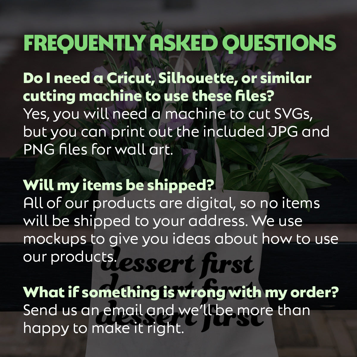 Dessert First - SVG & Printable