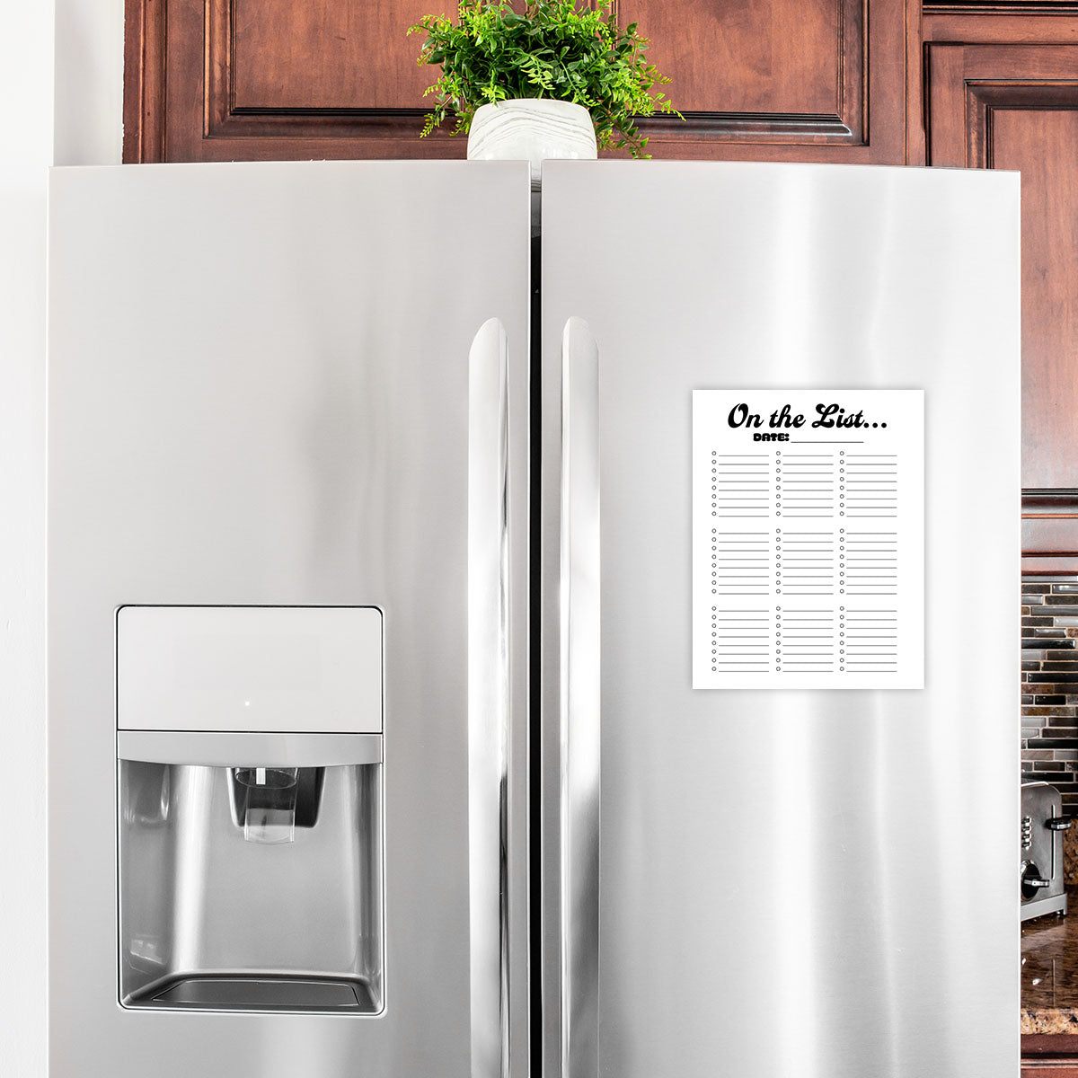 Printable Grocery List - On the List...