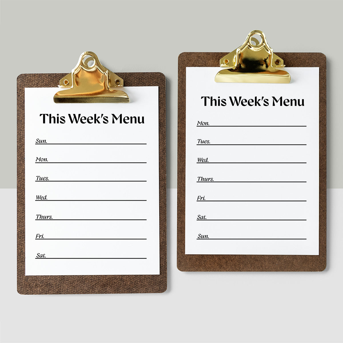Printable 1-Week Dinner Menu - This Week&