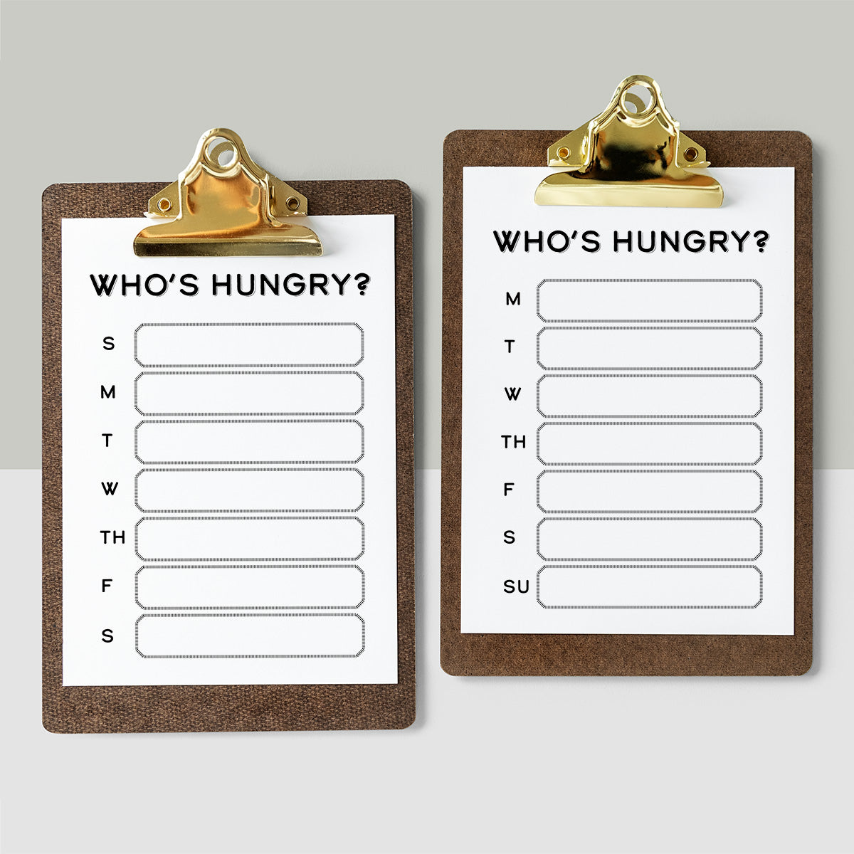 Printable 1-Week Dinner Menu - Who&