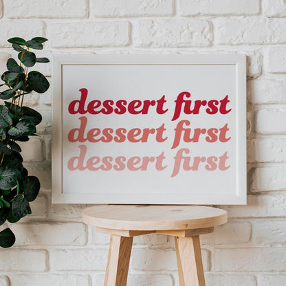 Dessert First - SVG &amp; Printable