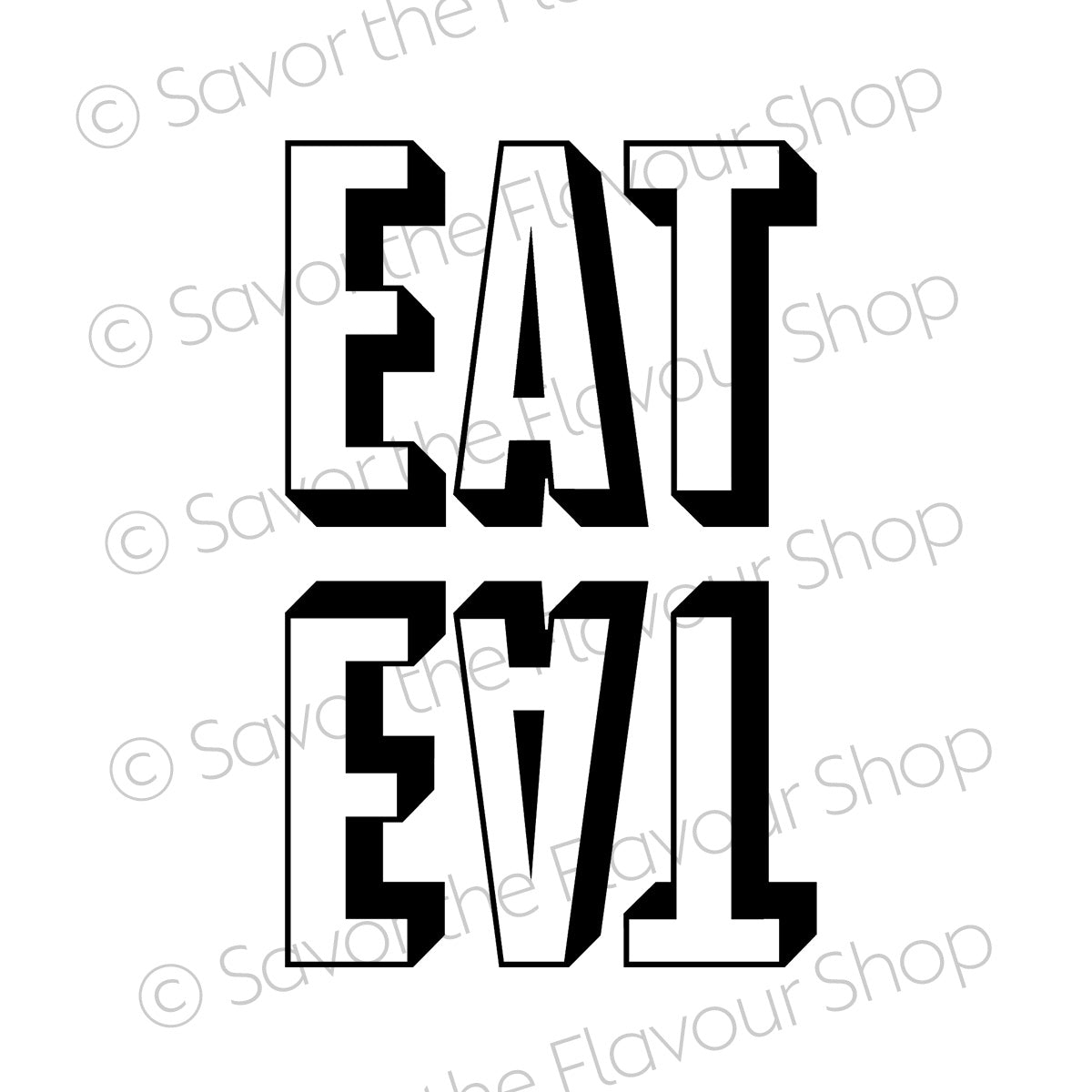 EAT Reflection - SVG &amp; Printable