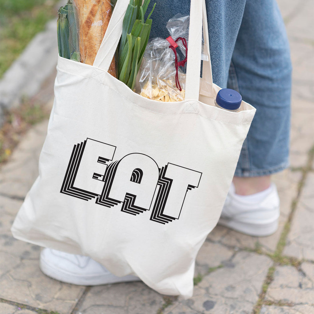 EAT Repeated Shadow - SVG & Printable
