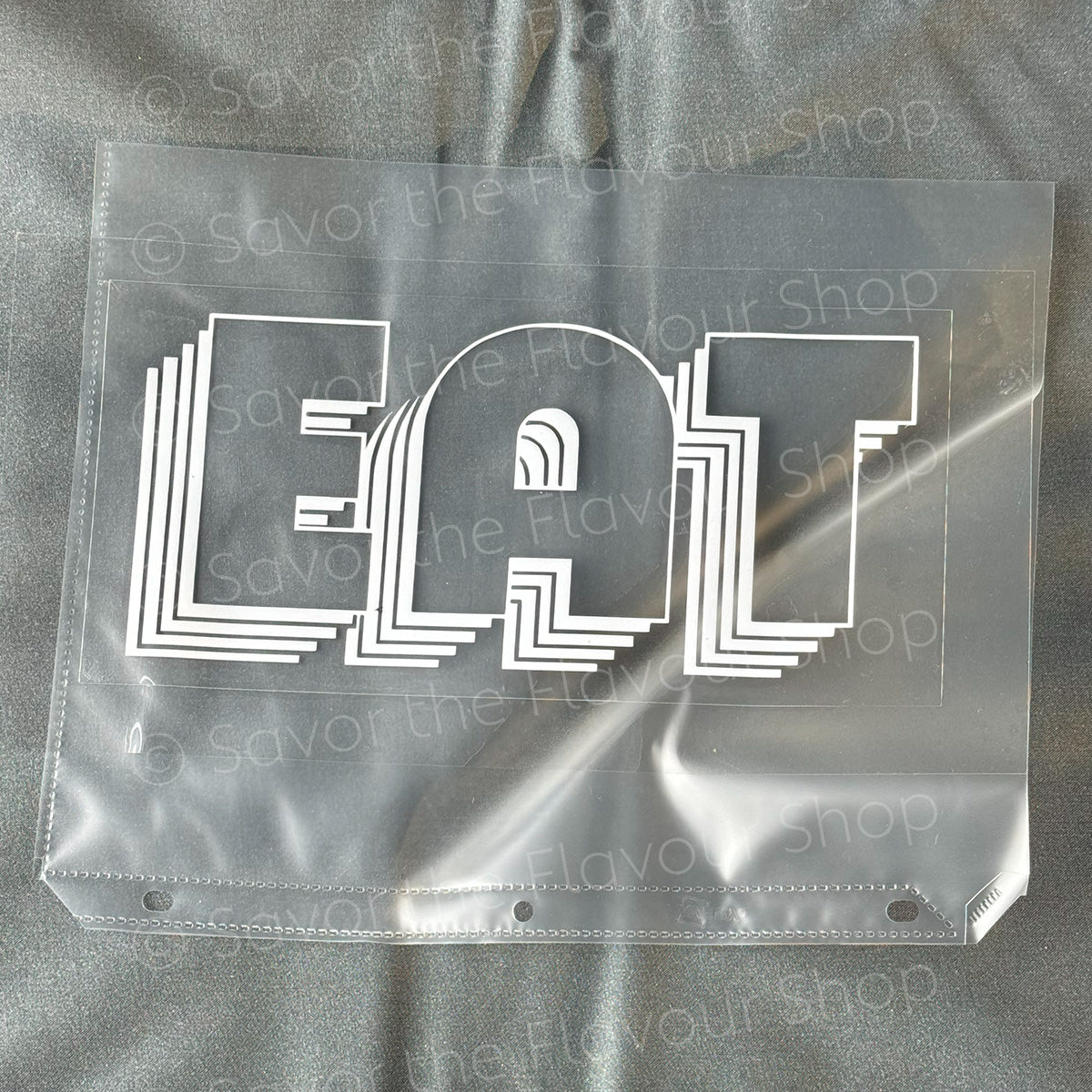 EAT Repeated Shadow - SVG &amp; Printable