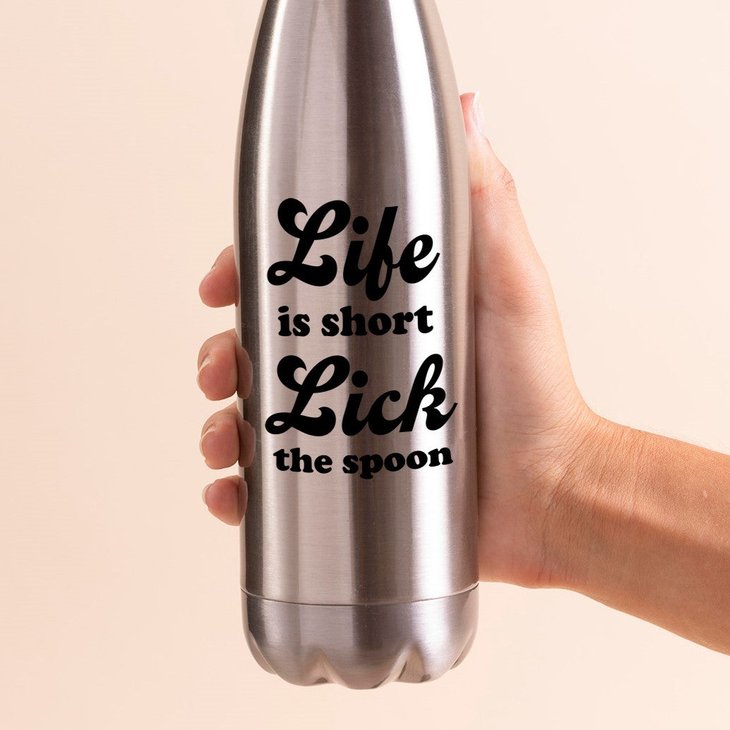 Life Is Short Lick the Spoon - SVG &amp; Printable