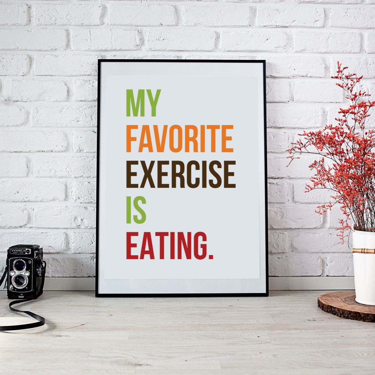 My Favorite Exercise Is Eating - SVG &amp; Printable